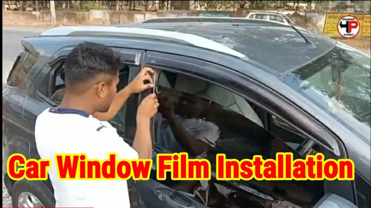 car window tint installation