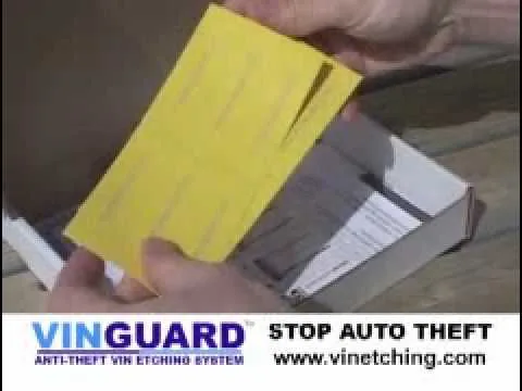 catalytic converter etching kit components