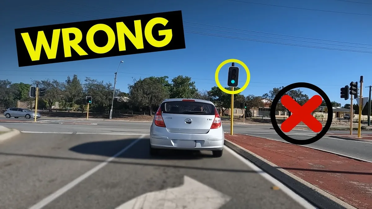 controlled intersection traffic light