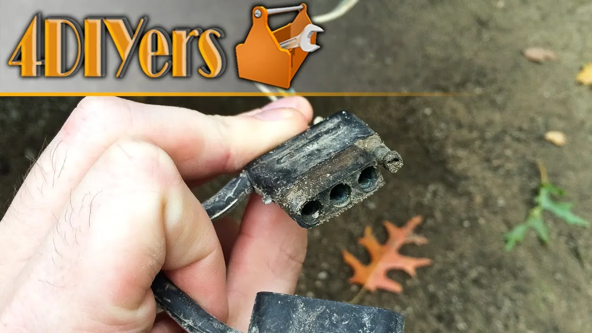 corroded trailer electrical connector