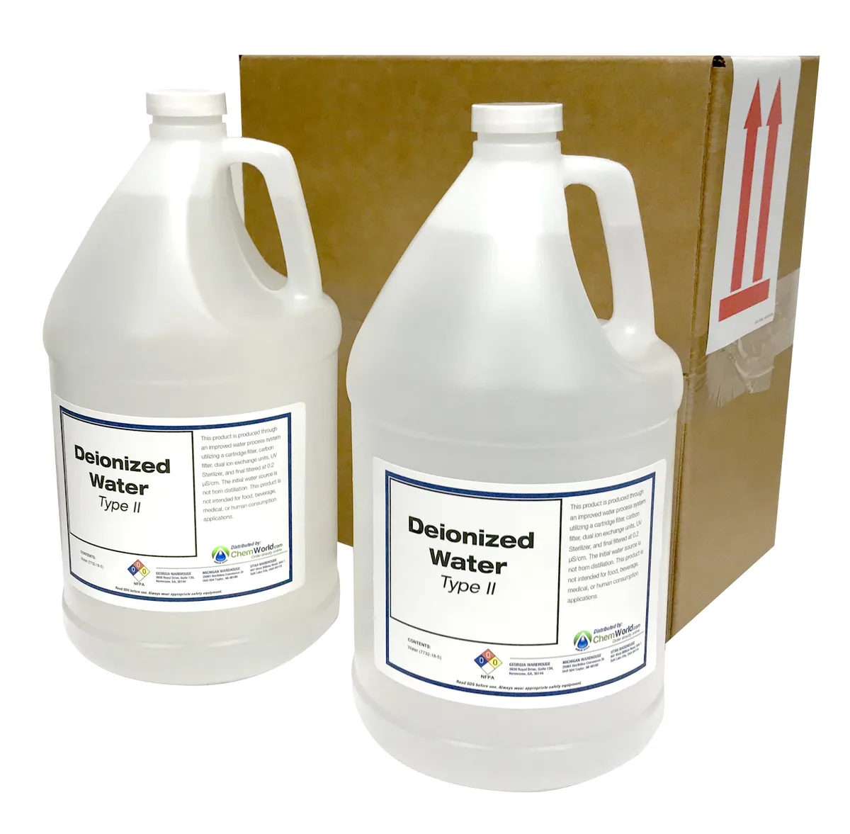 deionized water for motor cleaning