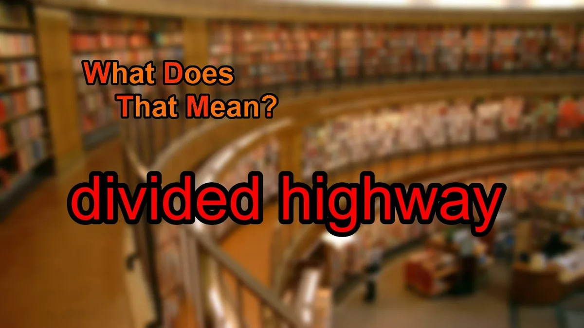 divided vs undivided highway comparison