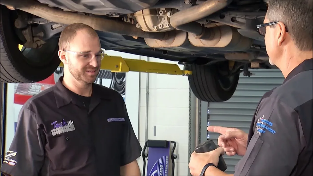 DIY exhaust sound inspection
