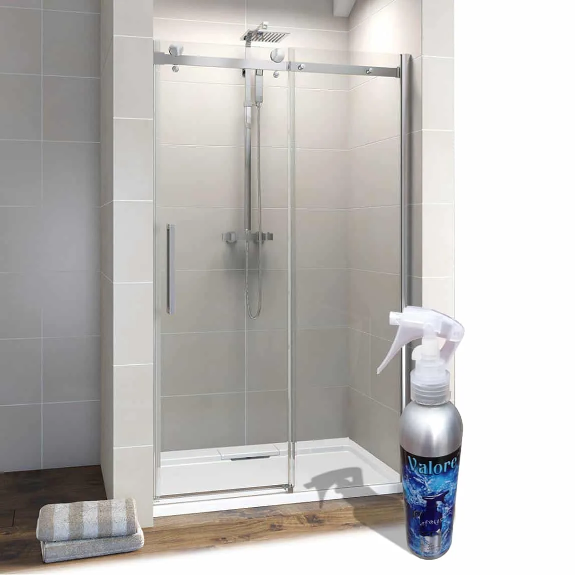 DIY shower glass treatment kit