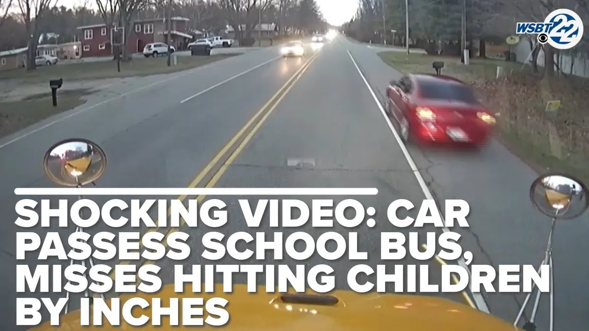 drivers stopping for school bus same side