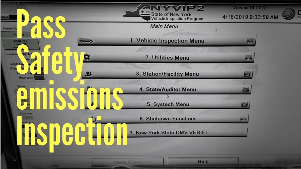 emissions test station