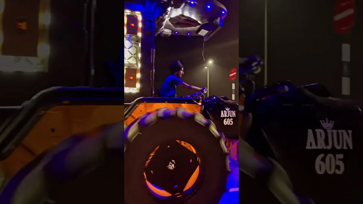 farm equipment night travel lighting