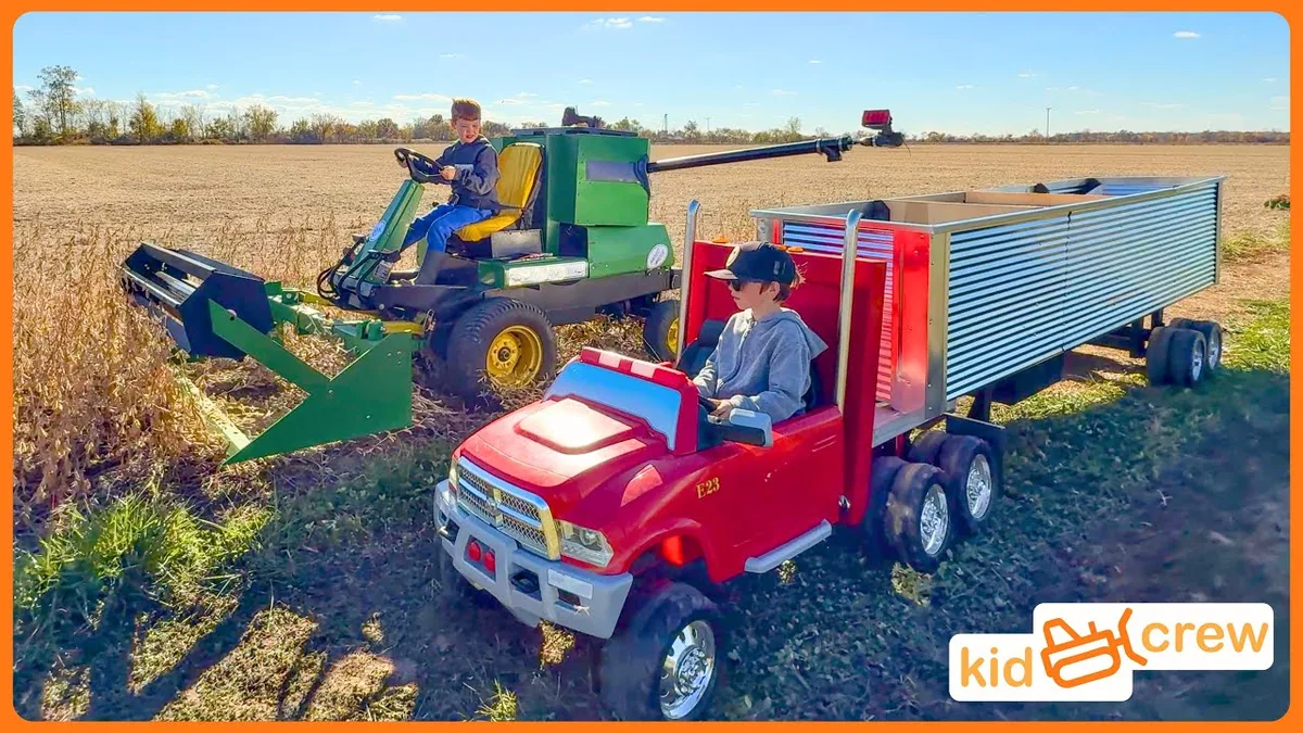farm truck hauling crops