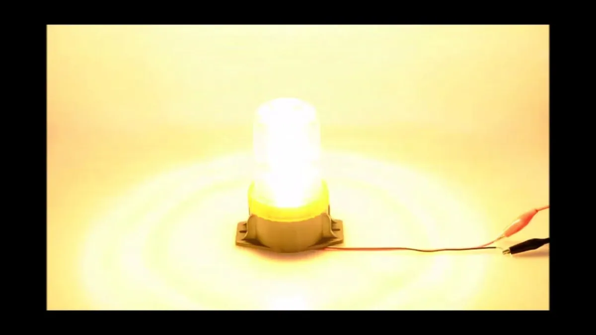 flashing amber light for tractor