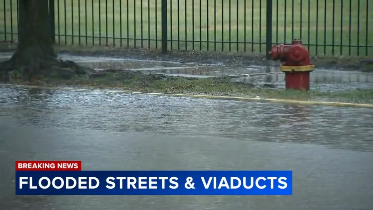 flooded road driving mistake