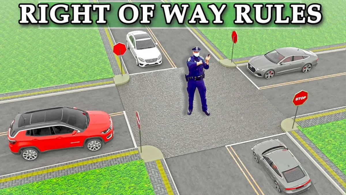 four-way stop intersection Saipan