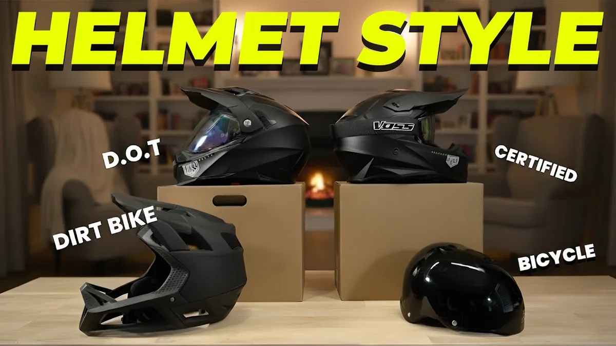 full-face vs open-face motorcycle helmet