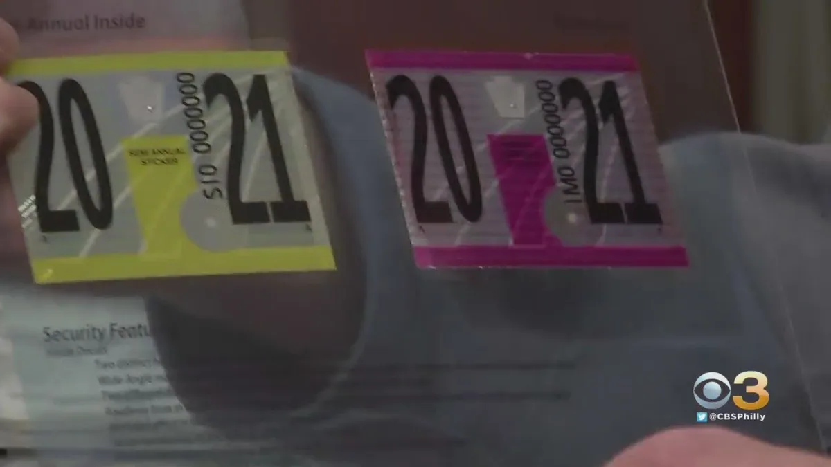government vehicle exemption sticker