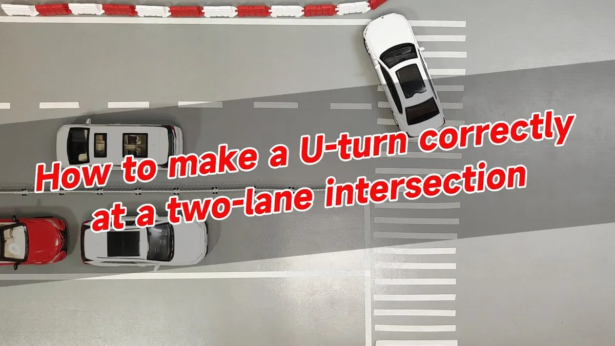 illegal U-turn mistake examples