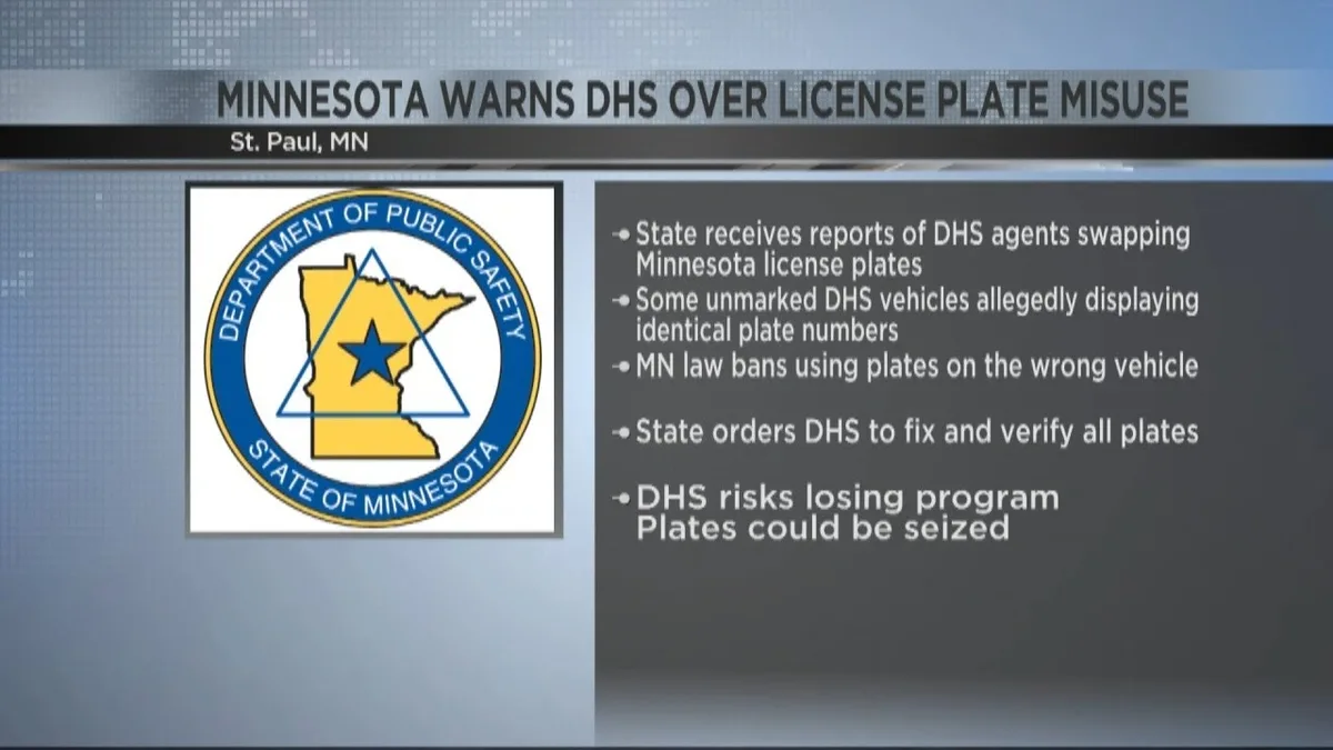 incorrect farm truck plate misuse warning