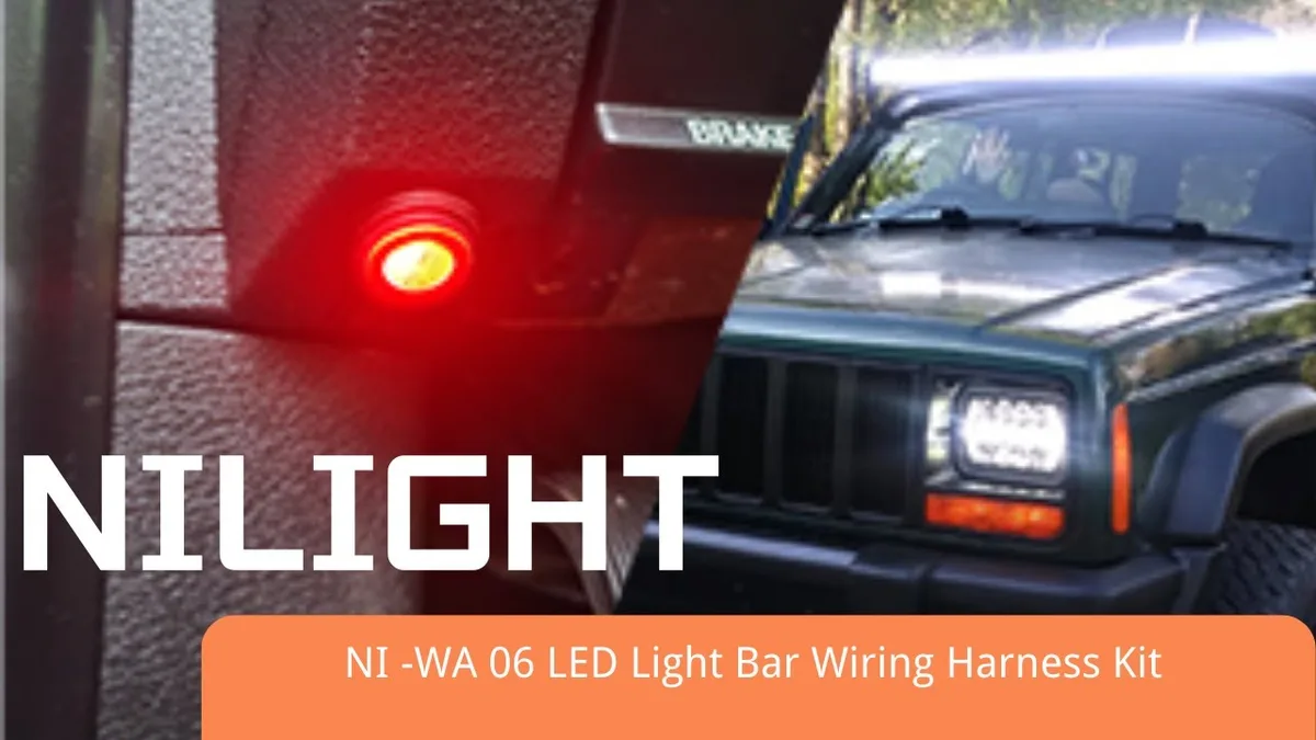 LED light bar wiring relay kit