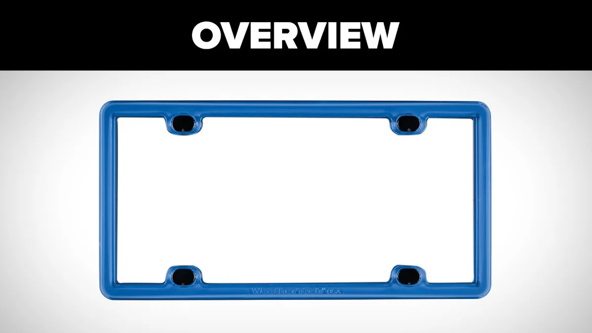 legal license plate frame New Mexico
