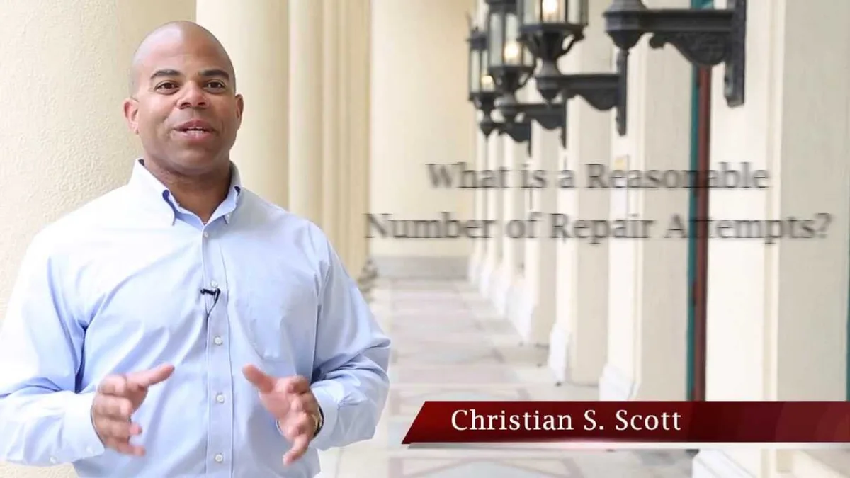 lemon law repair attempt thresholds