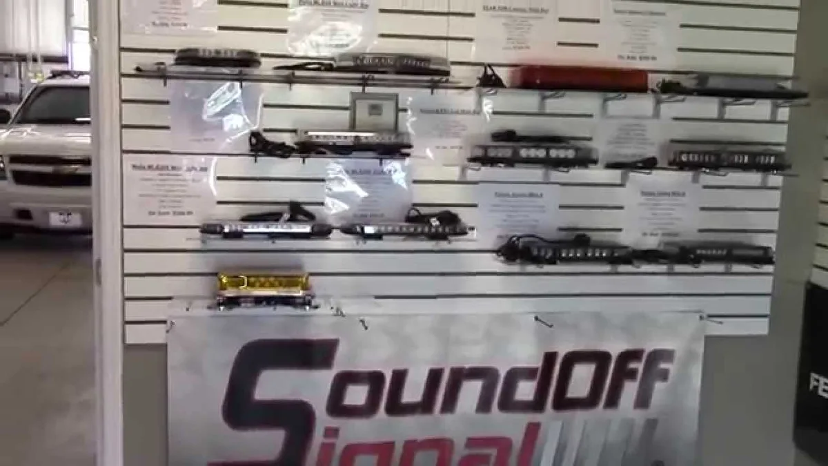 Light bar mounting height diagram