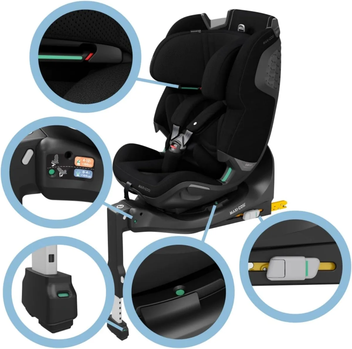 Maxi-Cosi Emerald harness straps