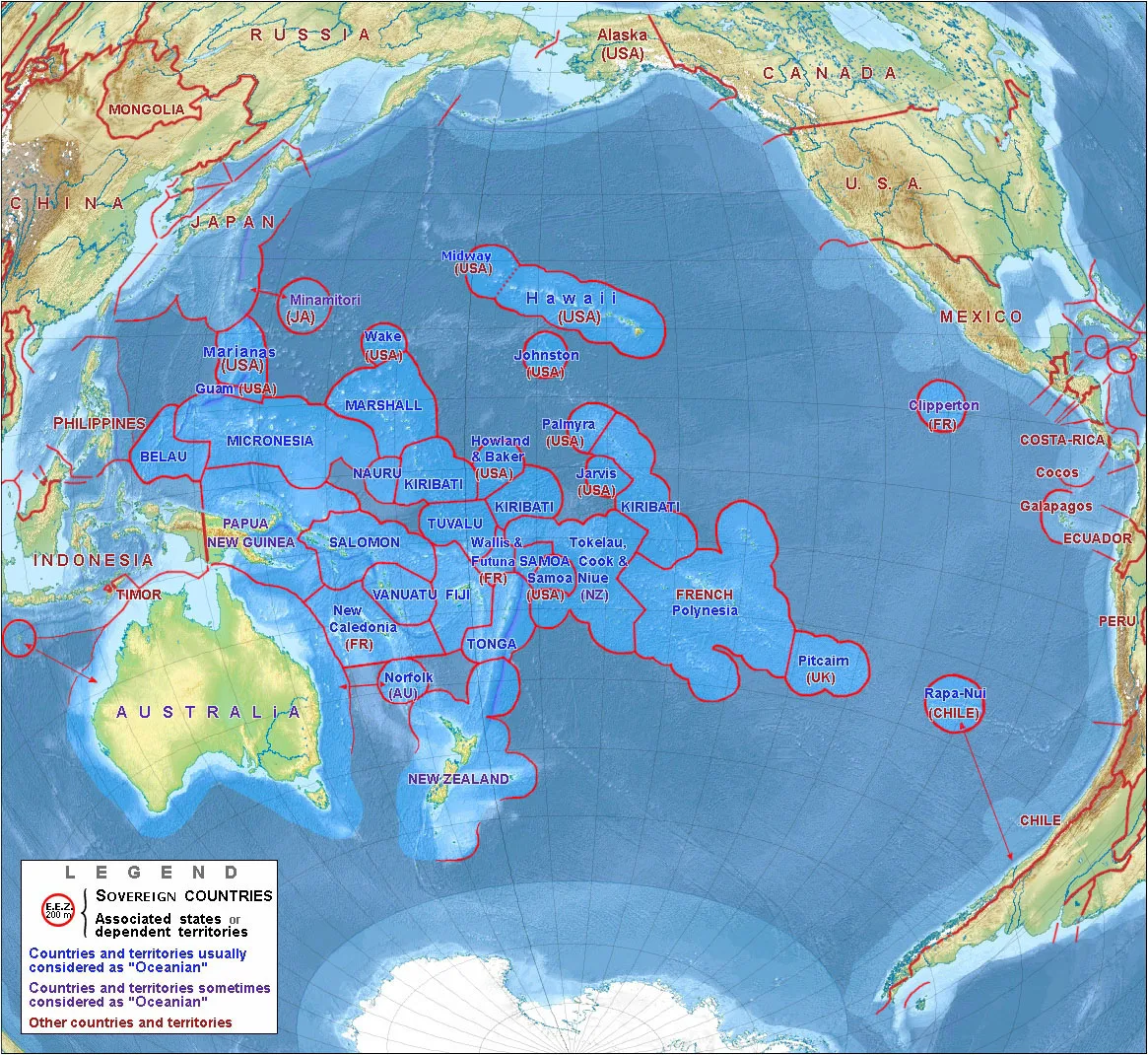 Minor Outlying Islands map