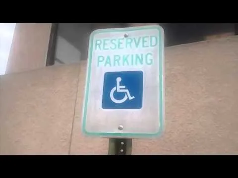 Mississippi disabled parking space sign
