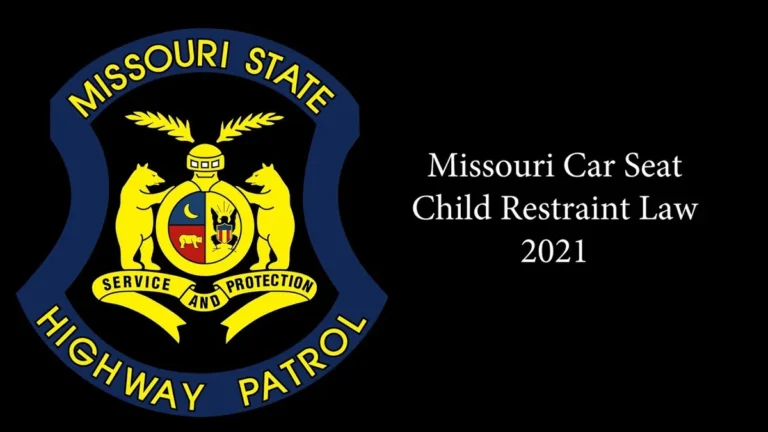 Missouri car seat age requirements