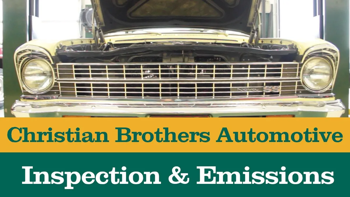 Missouri emissions test station vehicle inspection