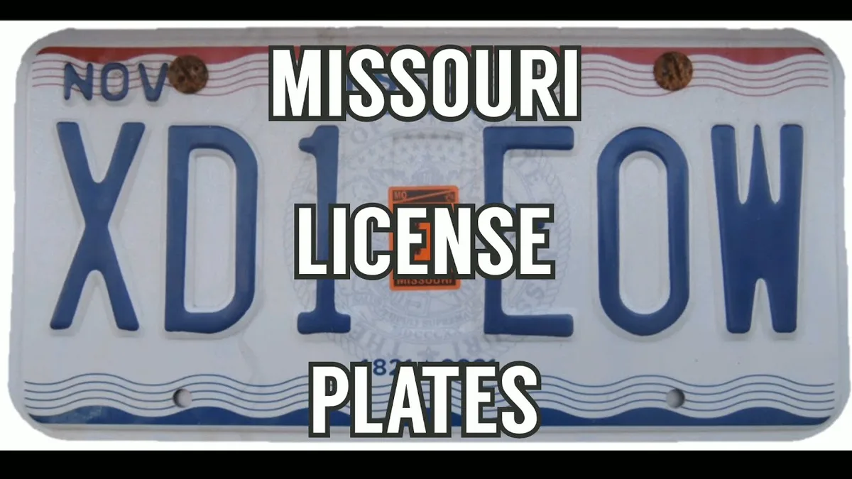 Missouri farm license plates