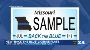 Missouri license plate frame law and state name visibility requirements