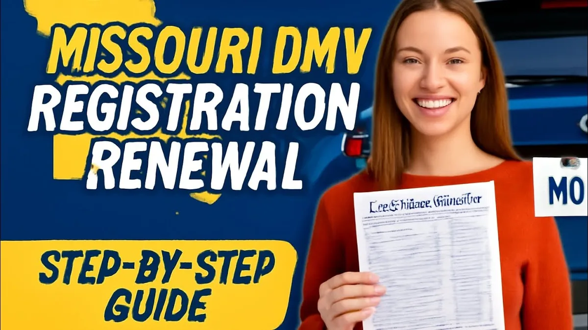 Missouri registration renewal notice