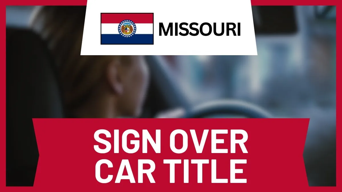 Missouri title transfer paperwork