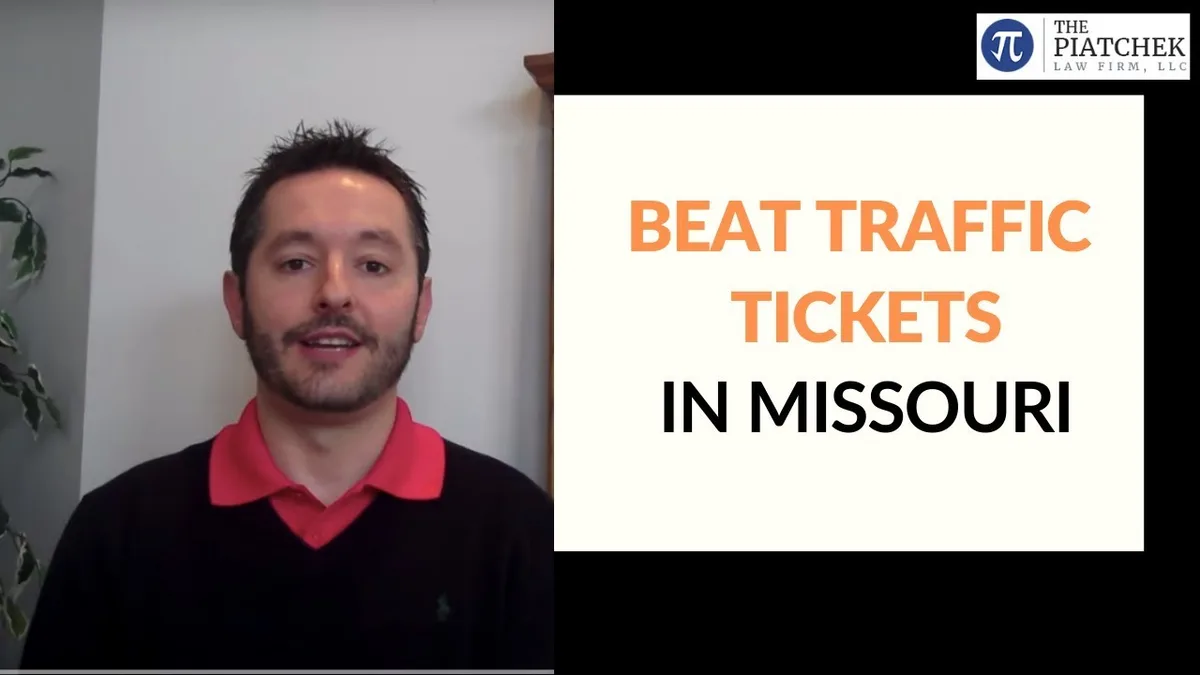 Missouri traffic citation for illegal lights