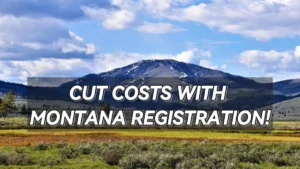 Montana annual registration fee for passenger cars and light trucks