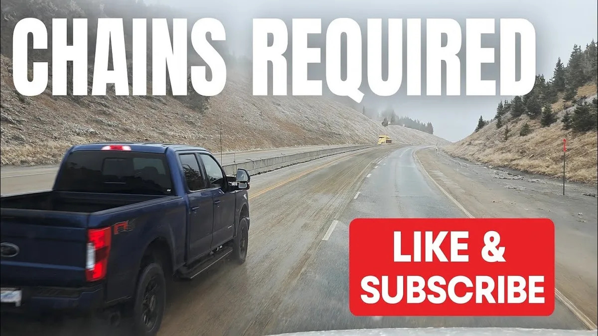 Montana chain law signs