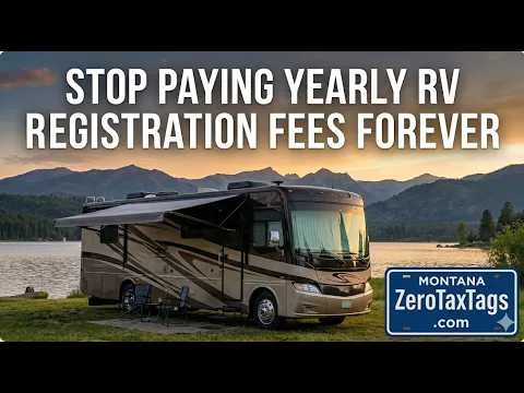 Montana Department of Revenue motorhome valuation