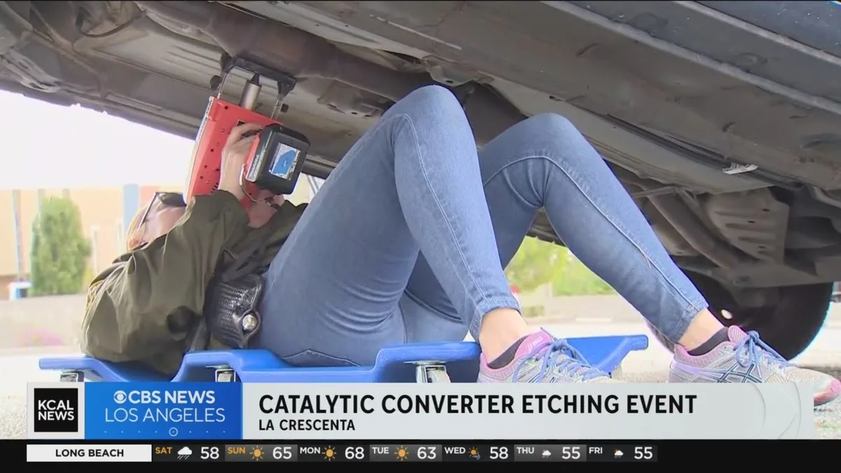Montana DOJ catalytic converter etching event