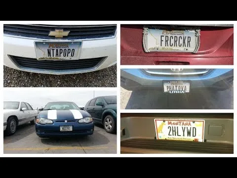 Montana personalized vanity plate