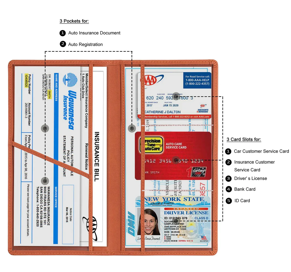 motorcycle insurance card and registration sticker