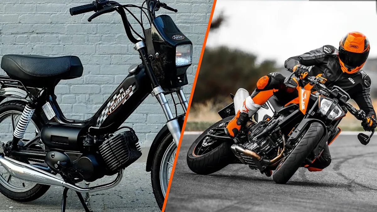 motorcycle vs moped difference
