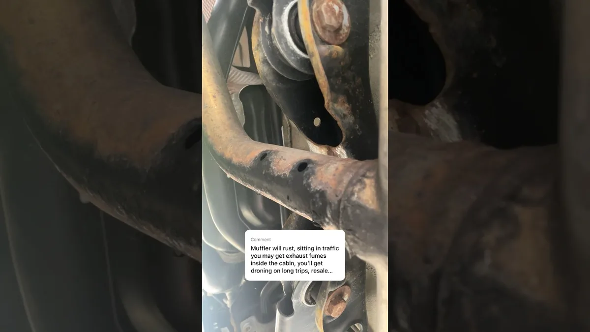 muffler maintenance inspection