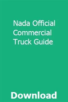 NADA commercial chassis guide