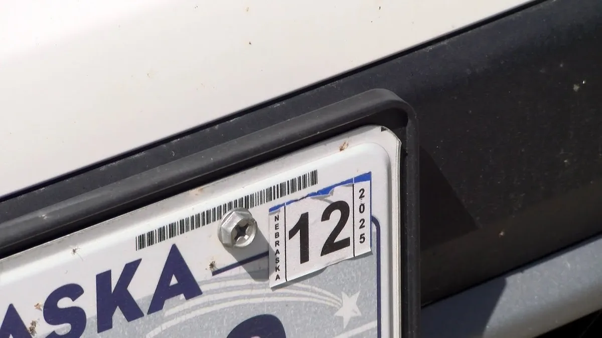Nebraska DMV renewal notice