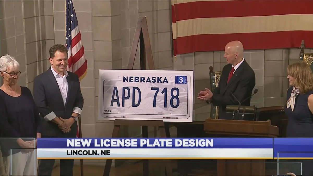 Nebraska license plate character rules