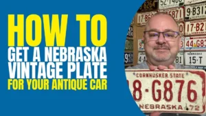 Nebraska personalized license plate application and annual validation fees
