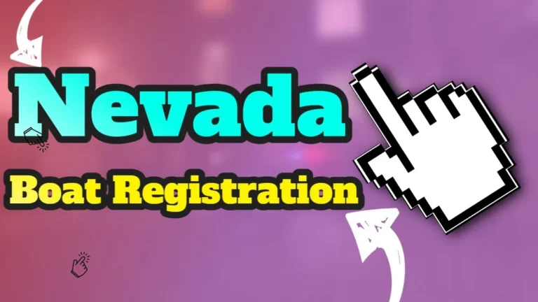 Nevada boat and trailer registration requirements and fees