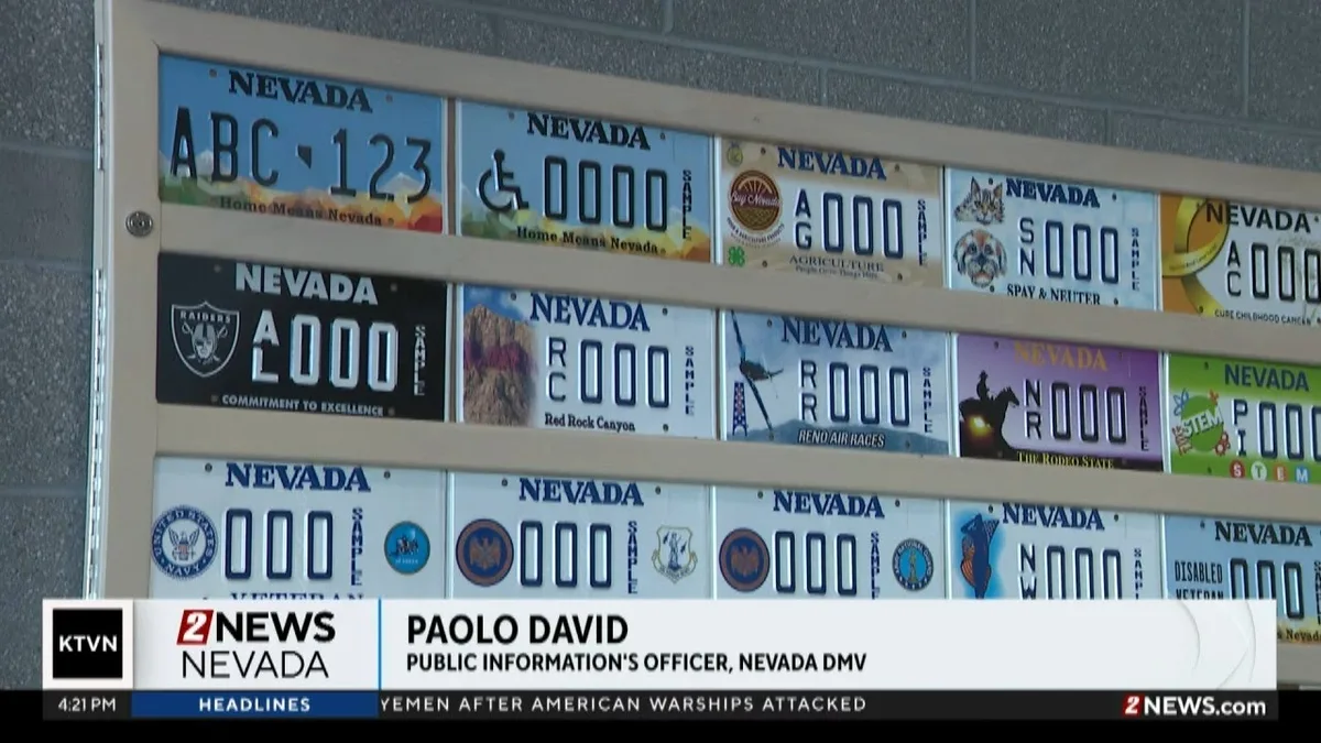 Nevada specialty license plates