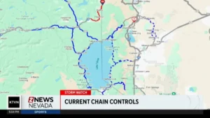 Nevada winter driving requirements and studded tire regulations