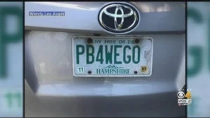 New Hampshire vehicle registration plate colors and special designations