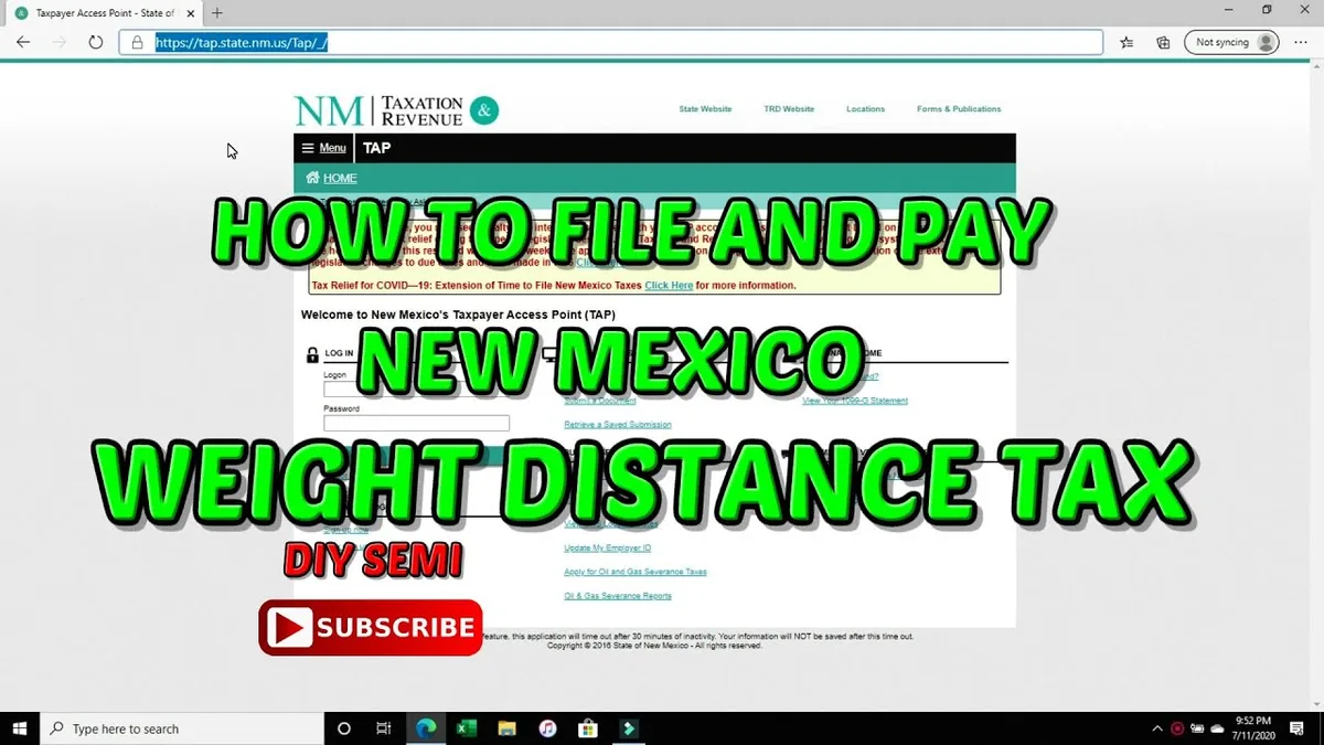 New Mexico farm truck weight limit sign